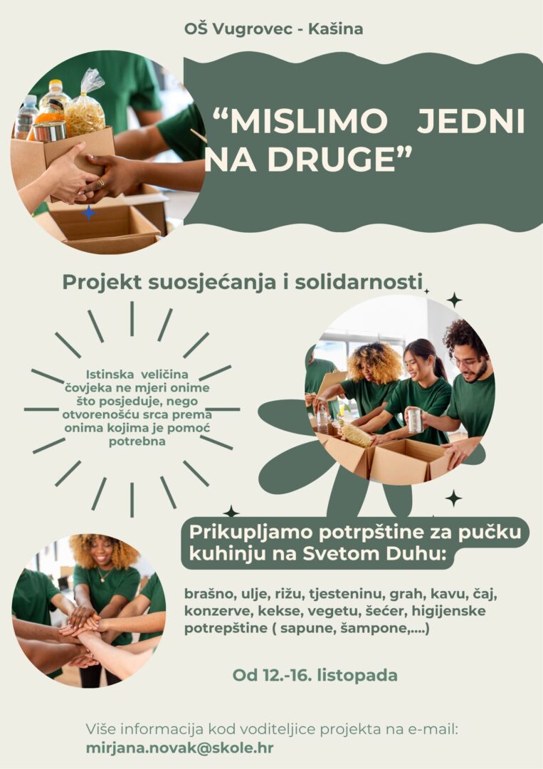 Mislimo jedni na druge